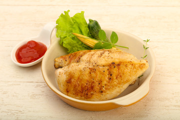 Roasted chicken breast