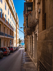 Fototapeta na wymiar The City of Valletta is a cultural UNESCO World Heritage Site in Malta. The City of Valletta is located on the South Eastern region of Malta.
