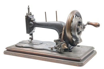 Classic vintage style manual sewing machine