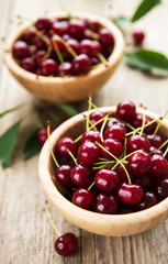  Bowls with cherries