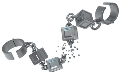 Shackles Block Chain Break