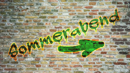 Schild 396 - Sommerabend