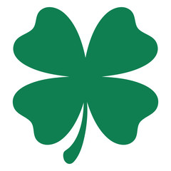 Green shamrock clover vector icon. St Patrick day symbol, leprechaun leaf sign. Shamrock clover isol - 246954814