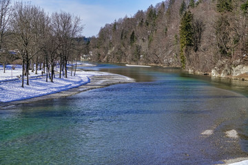 Tranquility, Winding Flowing River, Forest