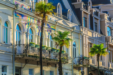 Naklejka premium Architecture of Batumi in Autonomous Republic of Adjara, Georgia