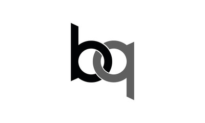 Fototapeta premium B and Q letter logo