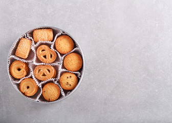 Tin full of butter cookies