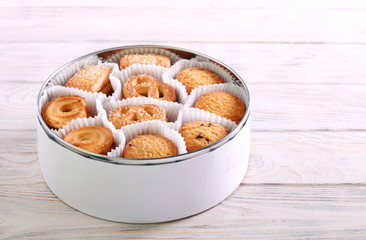 Tin full of butter cookies