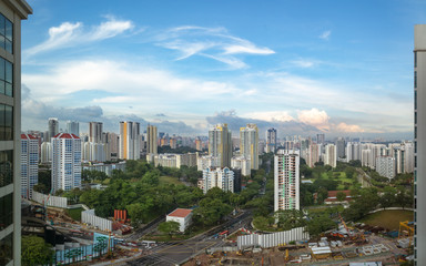 Fototapeta na wymiar Singapore city view