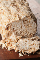Sesame halva, close up