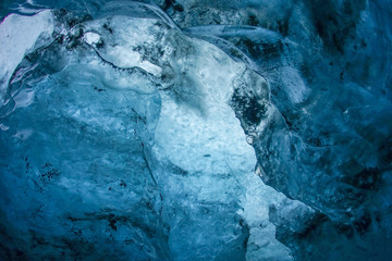 Obraz na płótnie Canvas アイスランド・氷の洞窟（ヴァトナヨークトル）
