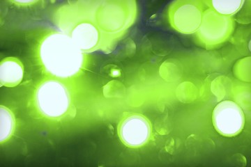 lime christmas chaplet glitters multi colored bokeh texture - pretty abstract photo background