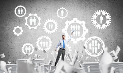 Study hard to become successful businessman.