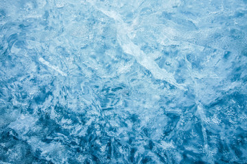 アイスランド・氷の洞窟（ヴァトナヨークトル）の氷壁