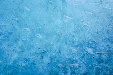 Obraz na płótnie Canvas アイスランド・氷の洞窟（ヴァトナヨークトル）の氷壁