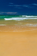 Sandy beach, Currimundi Lake, Caloundra, Sunshine Coast, Queensland, Australia