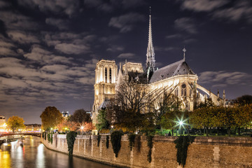Notre Dame and river Seine