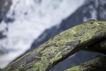 Felsblock in den Alpen