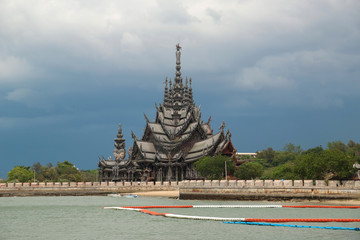 Sanctuary of Truth - wooden temple in Pattaya, Thailand
