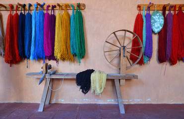 Colorful Dyes From Teotitlan del Valle, Oaxaca 