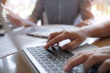 Business People Meeting Design Ideas professional investor working new start up project. Concept. business planning in office