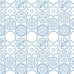 background pattern with machine gears 