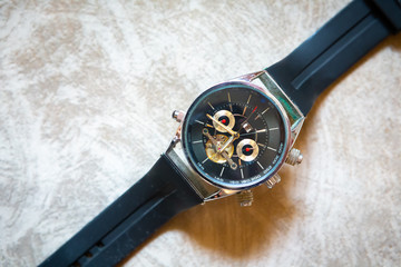 Man's style. Men's Accessories for groom. place for text