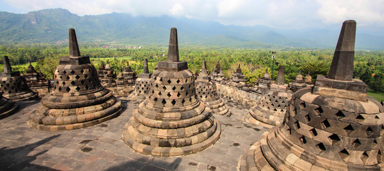 Indonésie (Java) - Temple de Borobudur
