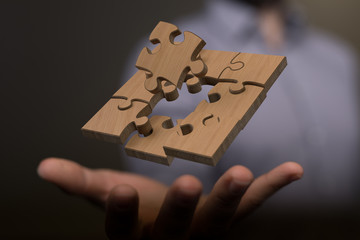 puzzle wood