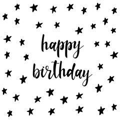 Abstract monochrome cartoon background for design gift card, modern party invitation, season shop sale, holiday advertising, workshop paper, bag print, t shirt etc.