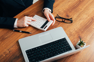 Young perspecrive businesswoman hard working in office