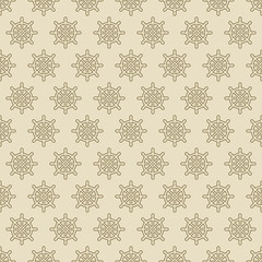 Seamless marine pattern. Vector illustration.