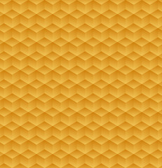Abstract 3d geometric background with cubes. Vector illustration
