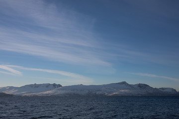 Naklejka na ściany i meble Norwegen im Winter