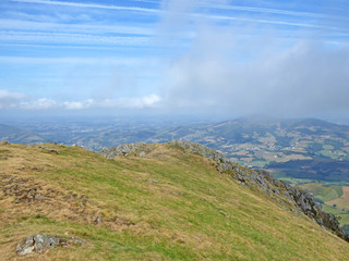 Pyrenees from Mount Baigura, France