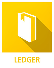 LEDGER ICON CONCEPT