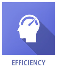 EFFICIENCY ICON CONCEPT