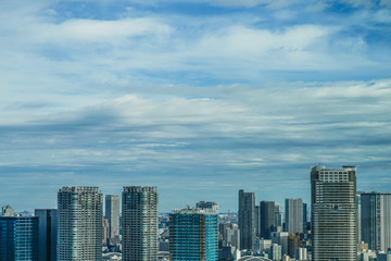 Fototapeta na wymiar 東京タワー展望台から見える東京の街並み
