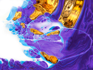 Creative abstract hand painted background, wallpaper, texture, close-up fragment of acrylic painting on canvas with brush strokes. Modern art. Contemporary art.