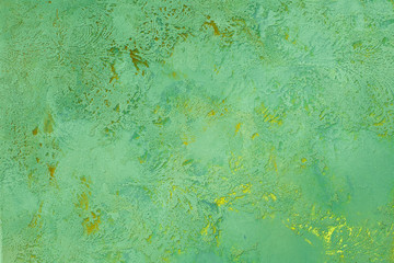 Beautiful, abstract, bright, colored surface of the plaster wall as a background and texture. Possible to use as a stylized surface with space for text