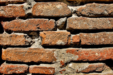 Old brick wall background