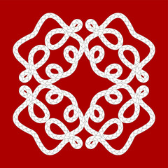 Polynesian Style Ornament. Tongan pattern. Vector illustration.
