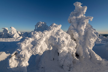 Brocken Harz Winter Skulpturen