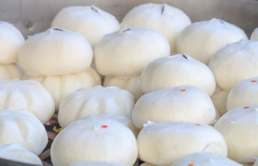 Buns for sale at street food