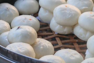 Buns for sale at street food
