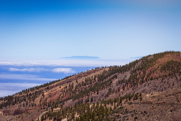 Beautiful landscape of  Teide national park, Tenerife, Canary island, Spain