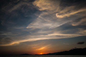 background sea in Thailand