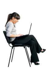 Beautiful girl with laptop