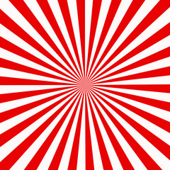Fototapeta premium red and white sunburst abstract texture. shiny starburst background. abstract sunburst effect background. red and white ray textures.