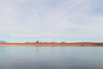 Obraz premium view of the Lake Powell three